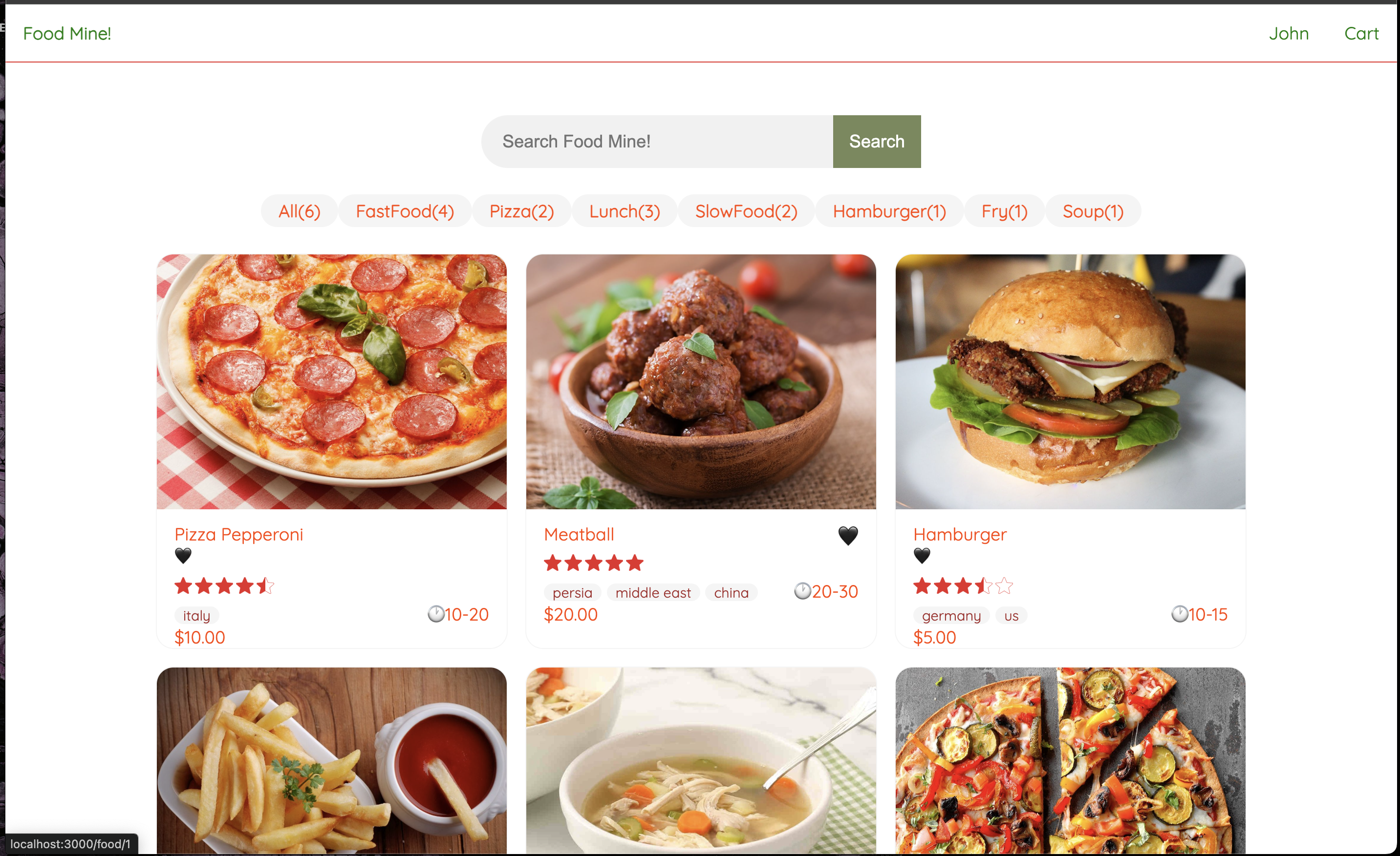 Food Delivery Web Application